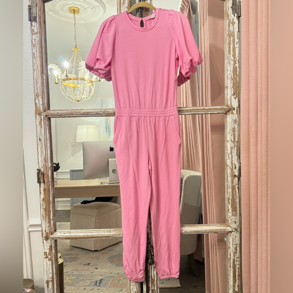 NWT pink jumpsuit